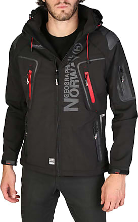 Geographical Norway Techno Softshell Veste Homme Capuche Detachable 