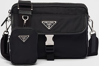 Prada Shoulder Bags in Black for Men