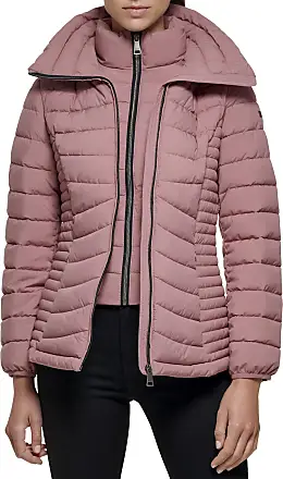 DKNY Womens Everyday Outerwear Packable Stretchy Jacket