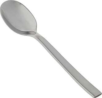 Silver AlessiOvale Dessert Spoons in 18/10 Stainless Steel Mirror Polished Set of 4 