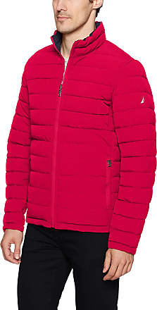 Nautica mens Poly Stretch Reversible Midweight Puffer Jacket 