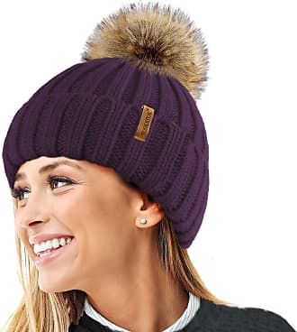 discount 90% Springfield Thick knit cap Purple Single WOMEN FASHION Accessories Hat and cap Purple 