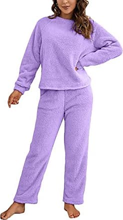 Pyjama Satin Gcds en coloris Violet Femme Vêtements Vêtements de nuit Pyjamas 