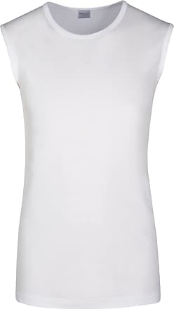 Mey Ärmelloses baumwoll-unterhemd in Weiß für Herren Herren Bekleidung T-Shirts Ärmellose T-Shirts 