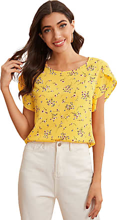 Yellow Short Sleeve Blouses: 100+ Products & up to −61% | Stylight