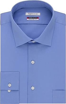 Van Heusen Mens Dress Shirt Flex Regular Fit Solid