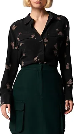True Black Multi Bright Floral Women's Bradner Silk Shirt True