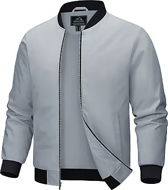  MAGCOMSEN Womens Casual Jacket Lightweight Jacket Bomber Jacket  with Pockets Windbreaker Zip-up Coat Spring Jackets Fashion Outerwear :  Clothing, Shoes & Jewelry