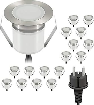 LED Boden-Einbauleuchte RIMI für außen weiß IP67 je 25lm 30mm Ø 20er Set