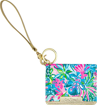 Lilly Pulitzer ID Holder Wallet, Keychain Wallet with Zip Close, Cute Card  and ID Case for Women, Seen and Herd