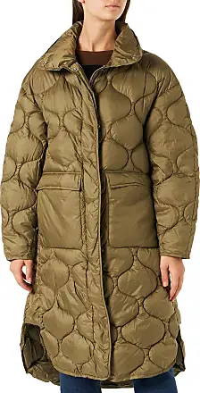 Vergleiche Preise für Damen Ladies High Neck Puffer Coat Jacke, Olive, 5XL  - Urban Classics | Stylight