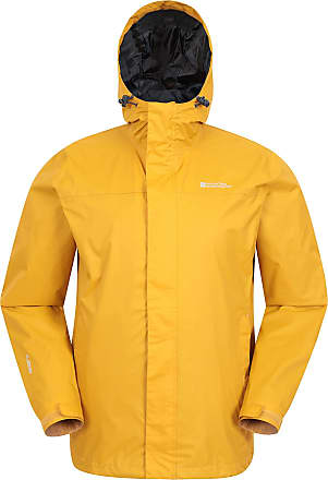 Islander Fashions Mens Long Waterproof Hooded Lightweight Rain Coat Adult Outdoor Jacket Raincoat Small/2X Large 