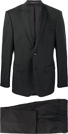 hugo boss slim fit suit black