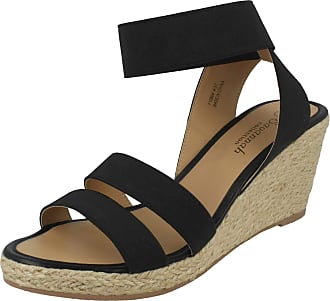 Ladies Savannah Beige Open Toe Sandals/Wedges UK Sizes 3-8 F10742