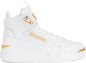 Giuseppe Zanotti S Hi-top Sneakers In Leather And Patent Leather in White Womens Shoes Trainers High-top trainers Save 4% 