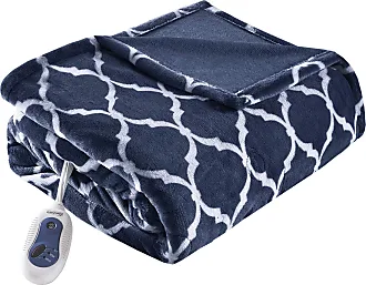 Beautyrest Electric Blanket Luxurious Micro Fleece Ultra Soft Ribbed  Textured, Cozy and Snuggly Cover for Cold Weather, Fast Heating, Auto Shut  Off