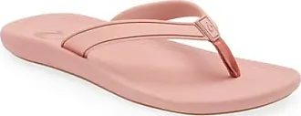 NWT - Olukai Women's Kapehe Flip Flops In Rosette Pink Sandals