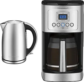 Cuisinart Programmable Conical Burr Mill, Stainless Steel, COMPACT &  Electric Kettle, 1.7-Liter Capacity, Cordless 1500-Watts for Fast Heat Up,  Stay