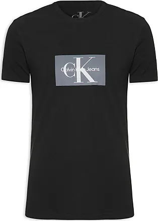 Camiseta Masculina Letter Tape Outline - Fila - Preto - Shop2gether