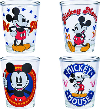 Disney Mickey and Minnie Mouse Rainbow 2-Ounce Mini Shot Glasses | Set