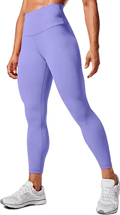  CRZ YOGA Womens Butterluxe Workout Capri Leggings with Pockets  21 Inches - High Waisted Gym Athletic Crop Yoga Leggings Deep Purple XX- Small : Clothing, Shoes & Jewelry