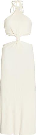 Cult Gaia Womens Cameron Knit Midi Dress - Pink/white - Moda Operandi