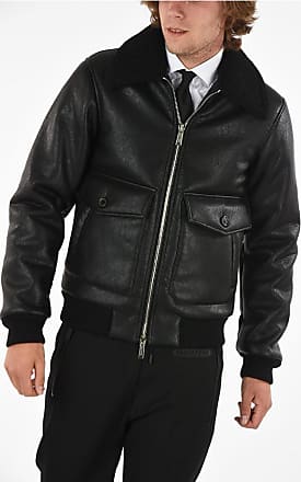 dsquared2 leather jacket mens