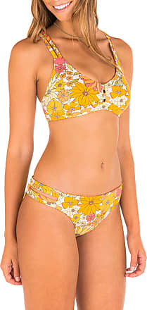 Hurley Island Style Reversible Floral Print Bikini Hipster Swim