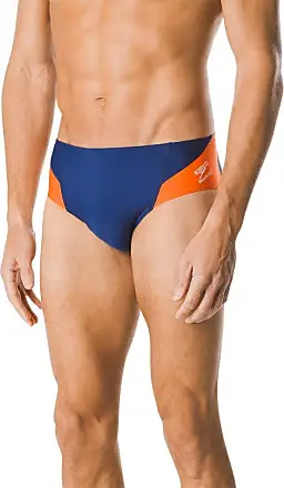 Speedo Men's Swimsuit Brief Endurance+ Splice Team Colors