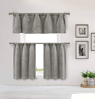 Kelvin Isaac Solid Magnetic Blackout Curtain 38x84 Silver 