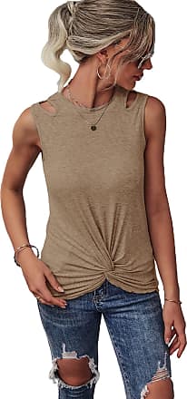 SOLY HUX Girl's Casual Summer Sleeveless Crop Tank Top 
