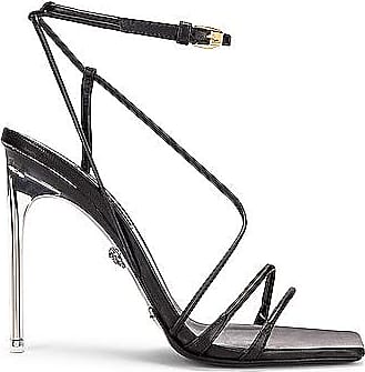 versace heels clear