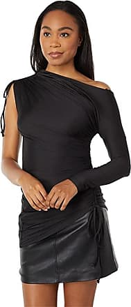 Bcbgmaxazria Soft Jersey Gathered One Shoulder Top