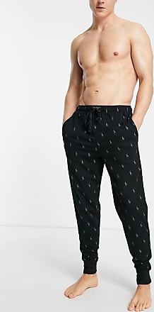 Polo Ralph Lauren sweatpants with all over pony logo in black