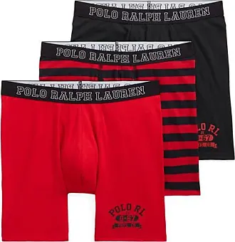 Polo Ralph Lauren 6 PACK Boxer Briefs Red Navy Blue Black Classic Underwear  NWT