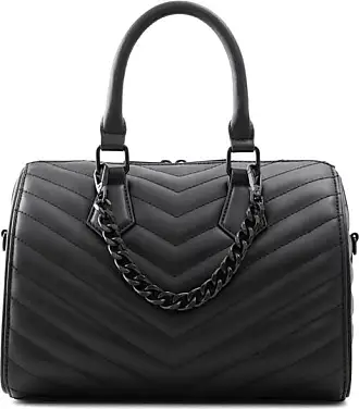Buy Aldo BOZEMANI Black & White Striped Medium Handbag For Women
