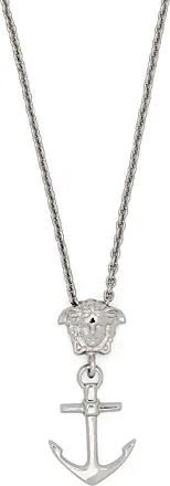 Versace Nautical Medusa anchor-pendant earrings - Silver