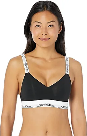 Calvin Klein Womens Pure Ribbed Lightly Lined Bralette : :  Clothing, Shoes & Accessories