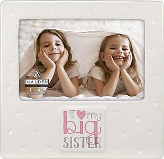 Malden 4X4 Be Happy Picture Frame White/Turquoise