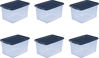 00714A06C Blue 15 x 10.5 x 15 Inches Case of 6 Storex Medium Recycling Basket 
