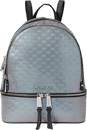 Michael Kors Rhea Zip Medium Backpack Bright White Multi One Size