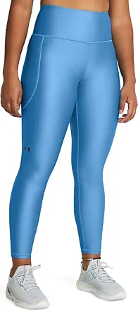 Under Armour Women's HeatGear® Armour No-Slip Waistband Branded Leggings  Midnight Navy / Mineral Blue