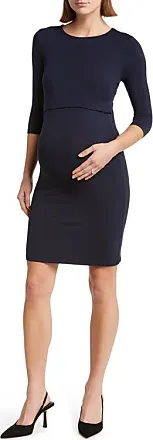 Angel Maternity Zip Maternity/Nursing Dress