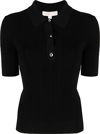 Michael Kors monogram-print Short-sleeved Polo Shirt - Black