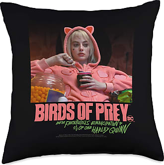 Birds of Prey Harley Quinn Kiss Throw Pillow 18x18 Multicolor 