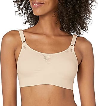 Warner's Womens Easy Does It Wire-Free 2-ply Bra, Butterscotch, Large
