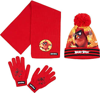 Hat /& Glove Set red red Angry Birds Boys Scarf