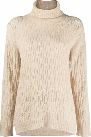 Twin set Wollen trui wolwit-bruin gestippeld elegant Mode Sweaters Wollen truien 