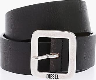 for Men DIESEL Brown Other Materials Belt in Brown,Black Black Mens Belts DIESEL Belts 