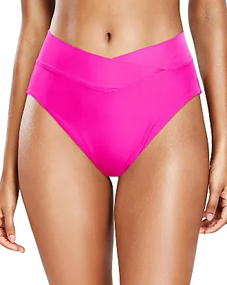 Holipick Women High Waisted Swim Bottoms V Crossover Bikini Bottoms High  Cut Swimsuit Bottom : : Clothing, Shoes & Accessories